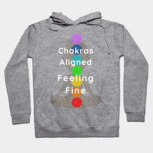 Chakras aligned, feeling fine! Hoodie